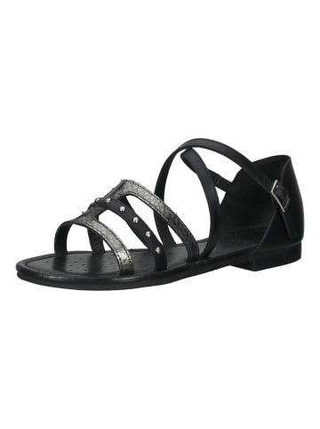 Geox Sandalen in Schwarz/Silber