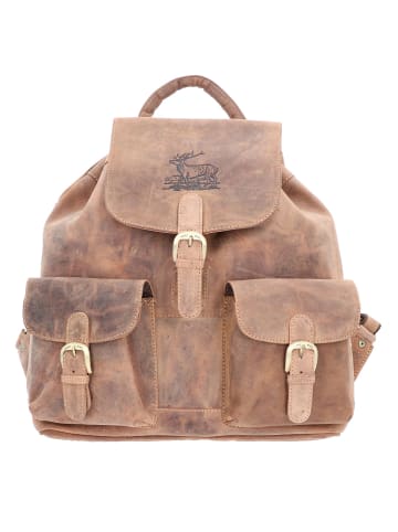 Greenburry Vintage Rucksack Leder 40 cm in brown