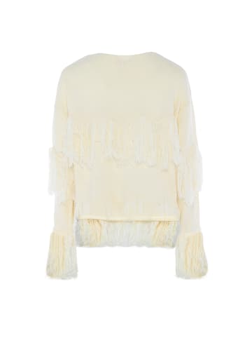 ebeeza Damen Pullover in WOLLWEISS