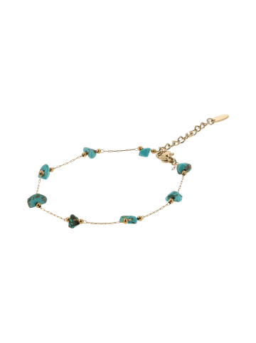 IZIA Women Bracelet in Gold Turquoise