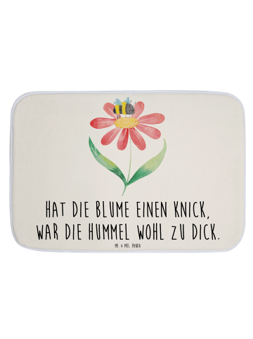 Mr. & Mrs. Panda Badvorleger Hummel Blume mit Spruch in Weiß