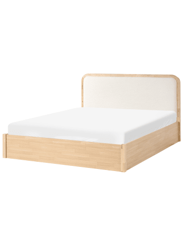 Beliani Doppelbett PEROUGES in Braun - (W) 190 x (H) 104 x (L) 212 cm