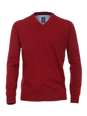 Redmond V-Ausschnitt Pullover in rot