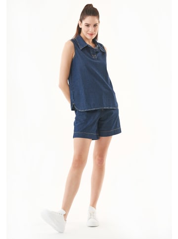 Organication Bluse "WOR15118" in Dunkelblau