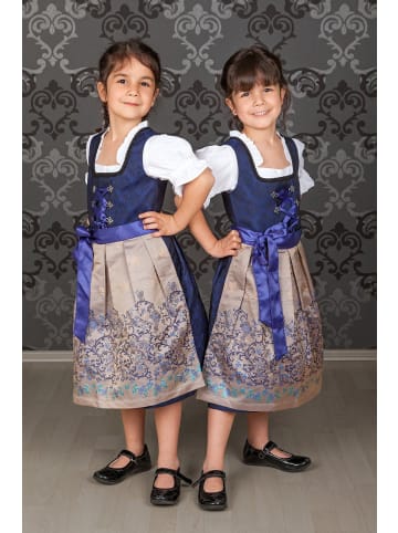 Edelnice Kinder Dirndl royalblau in blau