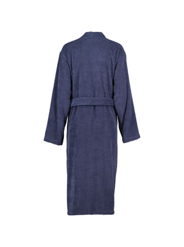 Cawö Home Cawö Home Bademäntel Damen Kimono Uni 826 blau - 17 in blau - 17