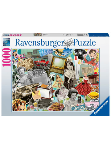 Ravensburger Ravensburger Puzzle 17387 Die 50er Jahre - 1000 Teile Puzzle für Erwachsene...