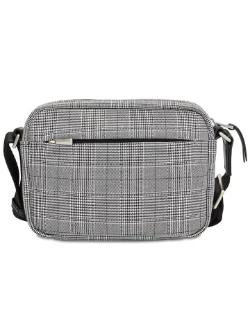 Knomo Umhängetasche RFID Schutz 21 cm grey check