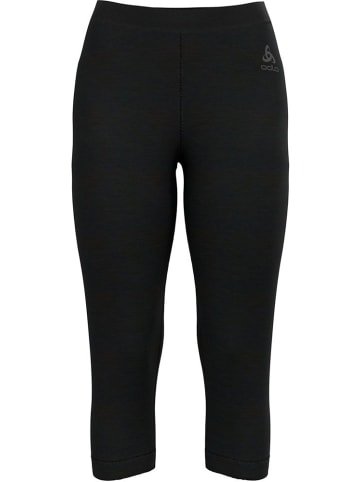 Odlo Leggings "Bl Bottom 3/4 Merino 200" in Schwarz