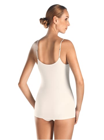 Hanro Spaghettitop Cotton Seamless in pale cream