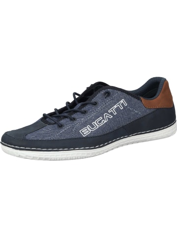 Bugatti Denim Sportliche Slipper in dunkelblau