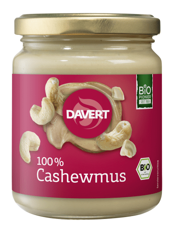 Granar 2 x 250g Bio Cashewmus 100% von Davert