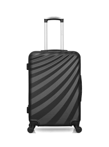 WAVE PARIS Mittelgroßer Hartschalenkoffer DANUBE in Schwarz (64L)