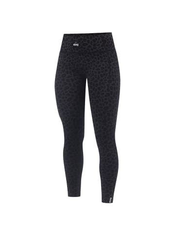 Funktionstights Pocket Wool Tights in Black Leopard