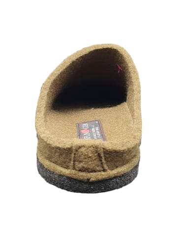HAFLINGER Hausschuhe in Oliv