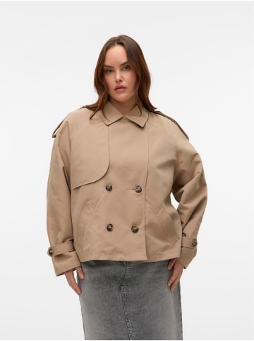 Vero Moda Trenchcoat in Silver Mink
