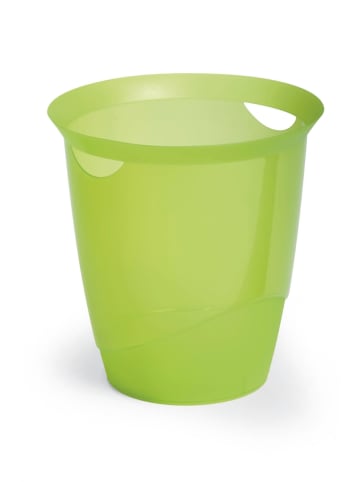 Durable Papierkorb Trend 16l transluzent lindgrün