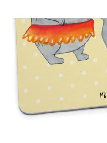 Mr. & Mrs. Panda Tischuntersetzer Koala Familie ohne Spruch in Gelb Pastell