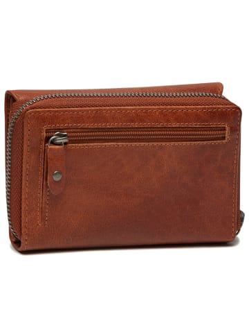 The Chesterfield Brand Rhodos Geldbörse RFID Schutz Leder 14 cm in cognac