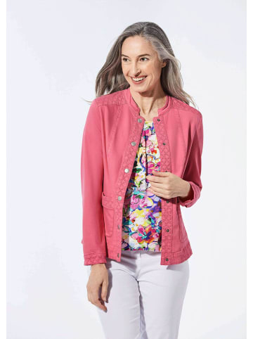GOLDNER Kurzgröße:  Jeansjacke in pink