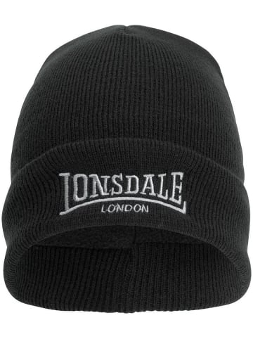 Lonsdale Mütze "Dundee" in Schwarz