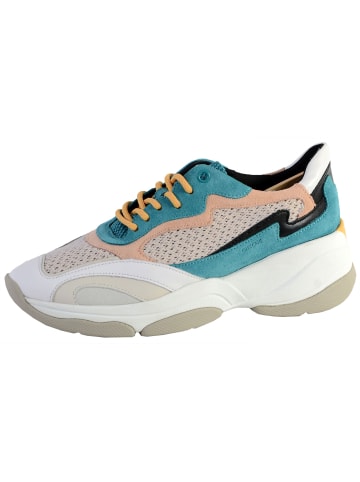 Geox D Kirya B- Sneakers – Wildleder + Mesh Blau