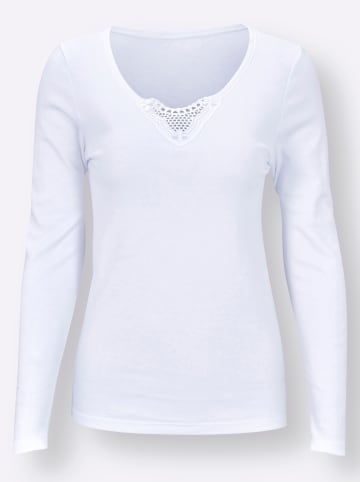 WITT WEIDEN Langarm-Spenzer in weiß