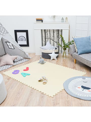 LittleTom Baby Spielmatte Lotta 18-tlg. in beige
