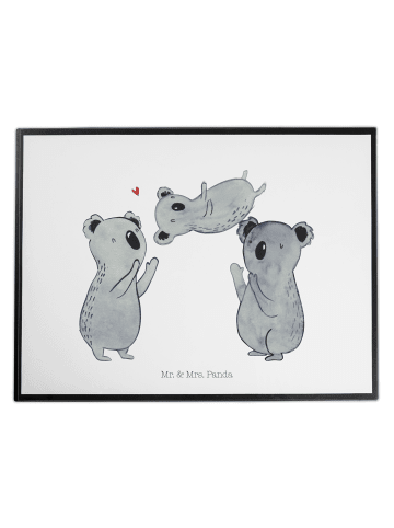 Mr. & Mrs. Panda Bastelunterlage Koalas Feiern ohne Spruch in Weiß