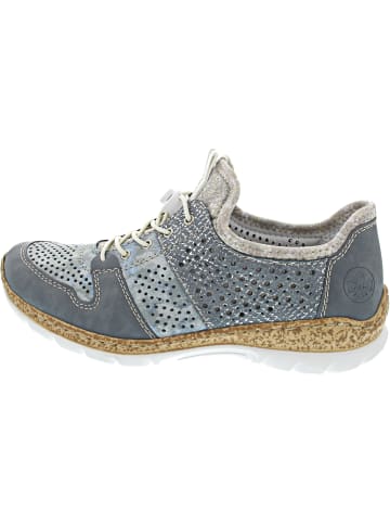 rieker sportlicher Schnürer Blau