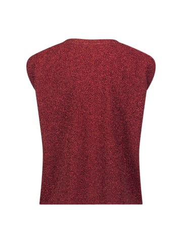 Zero  Glitzer-Shirt mit Rundhalsausschnitt in Cabernet