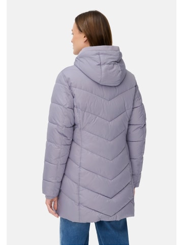 Camel Active Wattierte Jacke mit abnehmbarer Kapuze in Lila