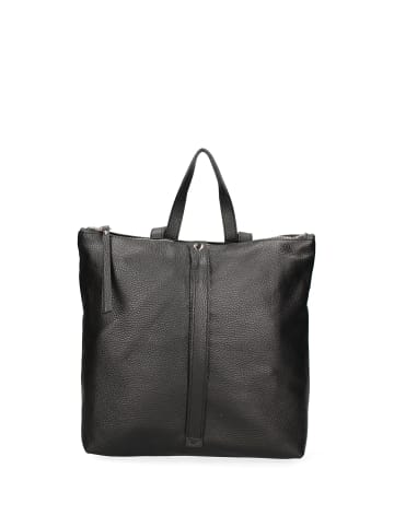 ROBERTA ROSSI Handtasche, die sich in einen Rucksack umwandeln lässt in BLACK