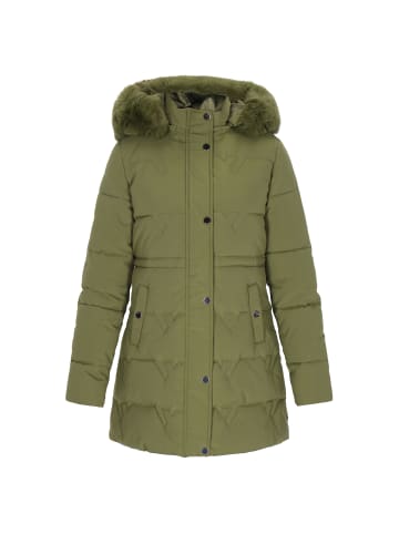 Usha Women Coat in olive