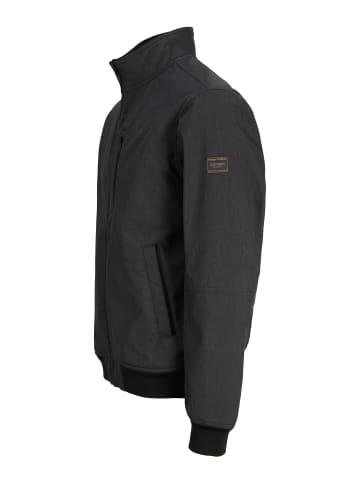 Jack & Jones Softshell Jacke in Dark Grey Melange