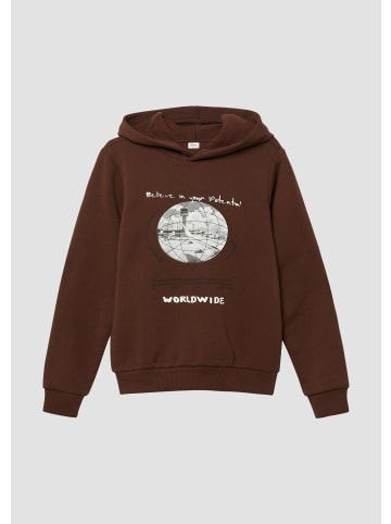 s.Oliver Sweatshirt in 8844_dunkelbraun
