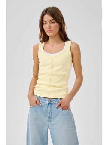 My Essential Wardrobe Jerseytop MWMandy Tight fit in Lemon Icing
