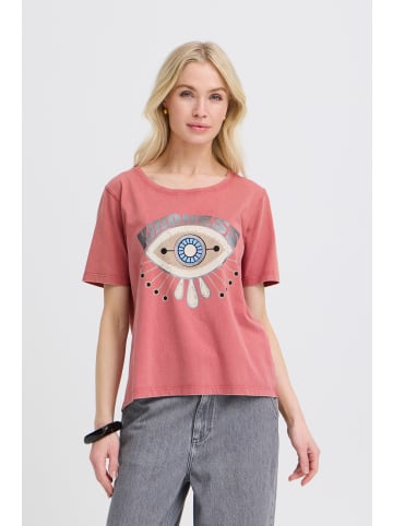 b. young Kurzarm-Bluse BYSOLKO Regular fit in Marsala