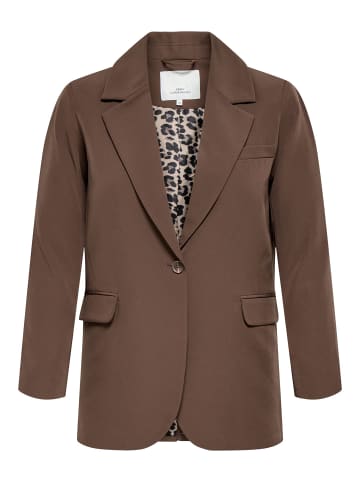 ONLY Carmakoma Blazer in Chocolate Martini