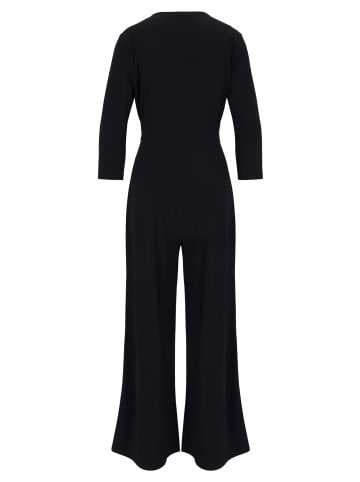 CARTOON Jumpsuit mit weitem Bein in Schwarz