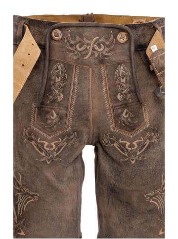 MADDOX Lederhose FELIXSEE in mittelbraun