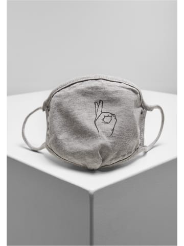 Mister Tee Face Mask in heather grey