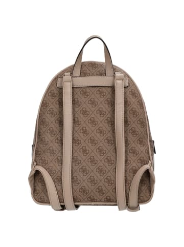 Guess Manhattan II Large - Rucksack 33 cm (coal logo) in latte logo