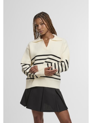Urban Classics Urban Classics Gestrickter Rundhalsausschnitt in beige/black