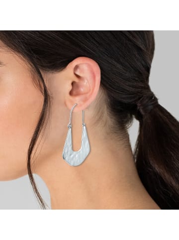 Yokoamii Creolen Metall-Legierung in silber