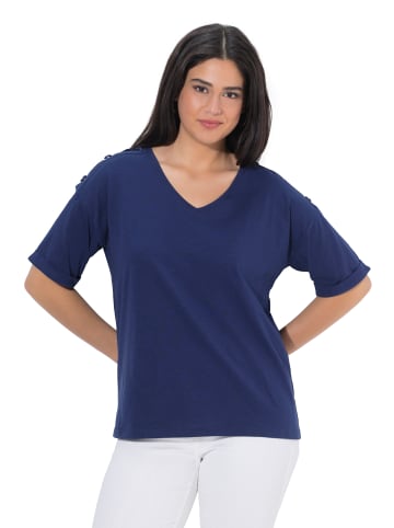 Ulla Popken Shirt in tintenblau