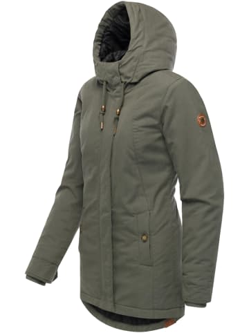 ragwear Winterjacke Monadena Parka YOUMODO in Dark Olive