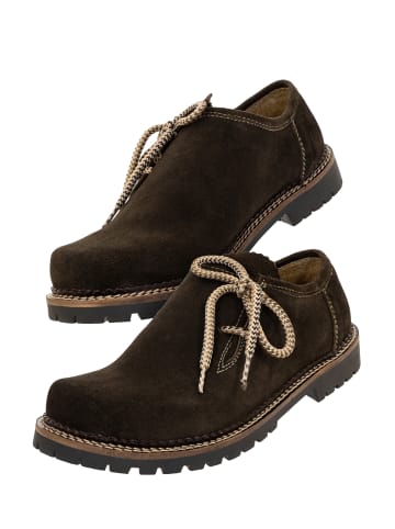 MADDOX Haferlschuh JULIAN-Velour in dunkelbraun