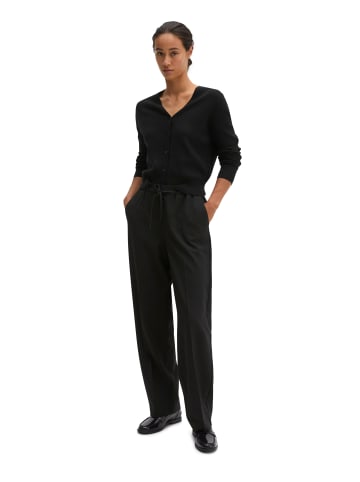 Marc O'Polo Cardigan slim cropped in Schwarz