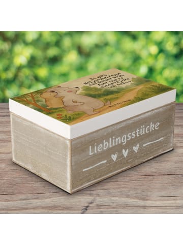 Mr. & Mrs. Panda Box Papa Bär Design mit Spruch in Weiß